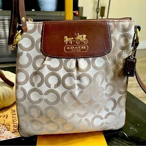 Coach Madison Signature Print Swingpack Crossbody bag, style #41992